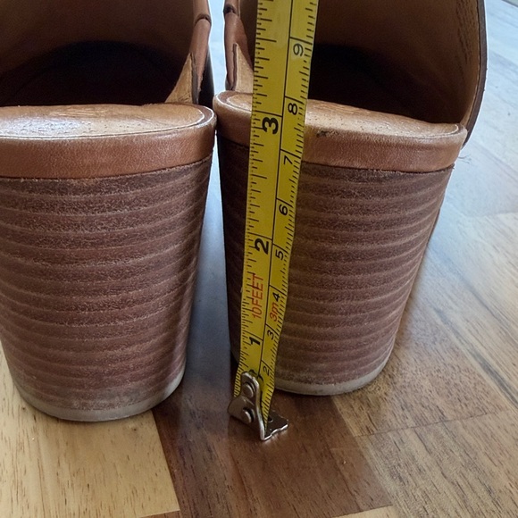 Madewell Women's Harper Cognac Leather Slip-On Mules - Picture 6 of 7